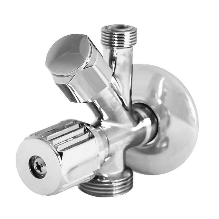 TEMA DUAL ÇATALLI ARA MUSLUK KROM 69110