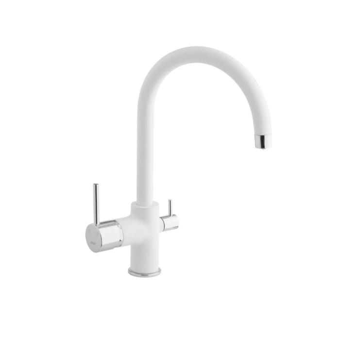 MARMORIN TELLUR WHITE ALABASTER ARITMALI EVİYE BATARYASI BEYAZ