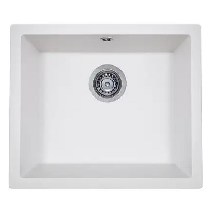 MARMORIN FADO 560 WHITE ALABASTER 1 GÖZLÜ DAMLALIKSIZ GRANİT EVİYE BEYAZ