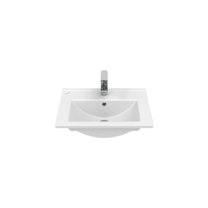 CREAVIT SU ETAJERLİ 55 CM LAVABO BEYAZ SU055