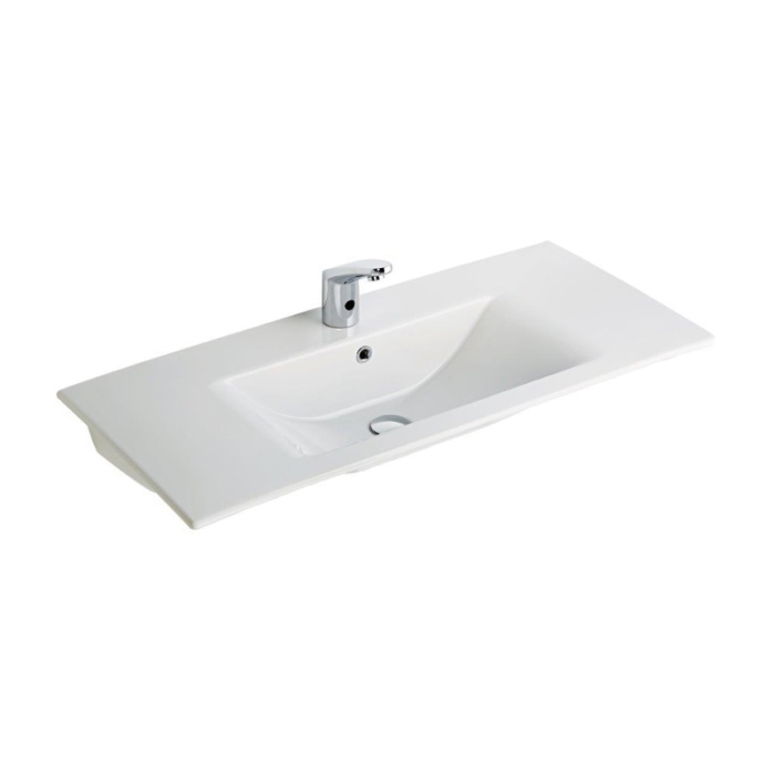 SERAMİKSAN LUNA FLAT 100 CM MOBİLYA UYUMLU LAVABO ( BATARYA DAHİL DEĞİLDİR ) A063703H