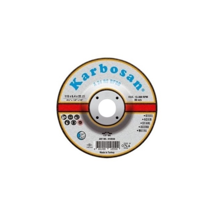 KARBOSAN TAŞLAMA TAŞI 115 X 6.4 X 22 . 23 MM T42 A24 RS BF80