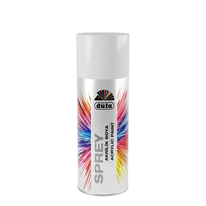 DÜFA SPREY AKRİLİK DÜZ PARLAK BEYAZ 400 ML ( 301 )
