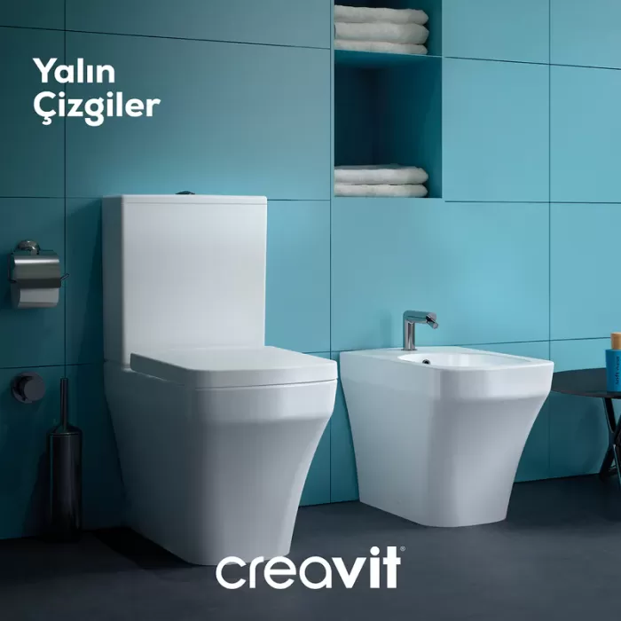 CREAVIT SOLO RIM - OFF DUVARA DAYALI KLOZET BEYAZ SO361