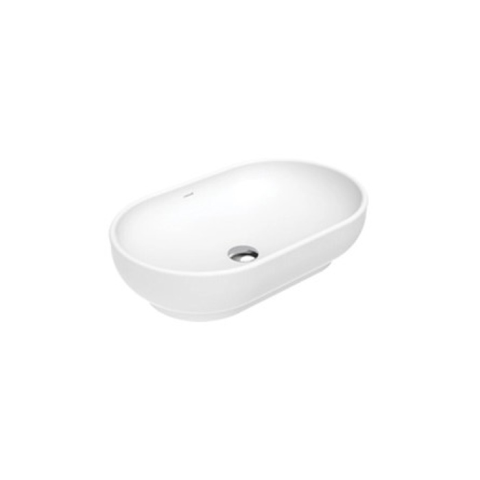 CREAVIT MINA TEZGAH ÜSTÜ ÇANAK LAVABO 65 CM BEYAZ MN165