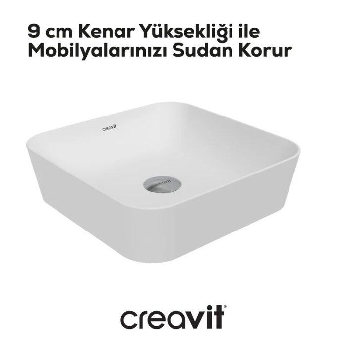 CREAVIT ULTRA ÇANAK LAVABO 40 CM BEYAZ UL040