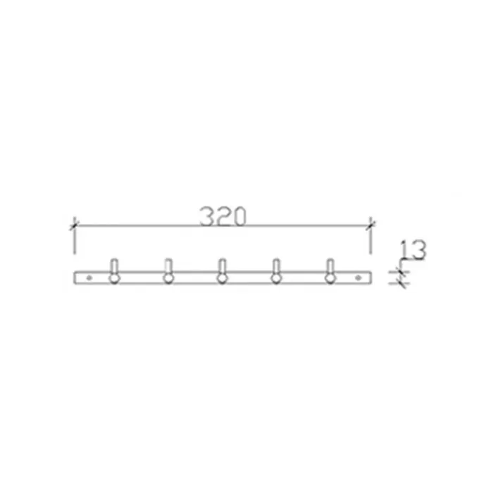 TEMA PRIMA 5  Lİ ASKILIK KROM 74305