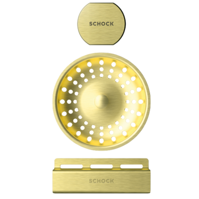 SCHOCK SİFON BAŞLIĞI / SÜZGEÇ PARÇALARI WHITE GOLD / BEYAZ ALTIN 