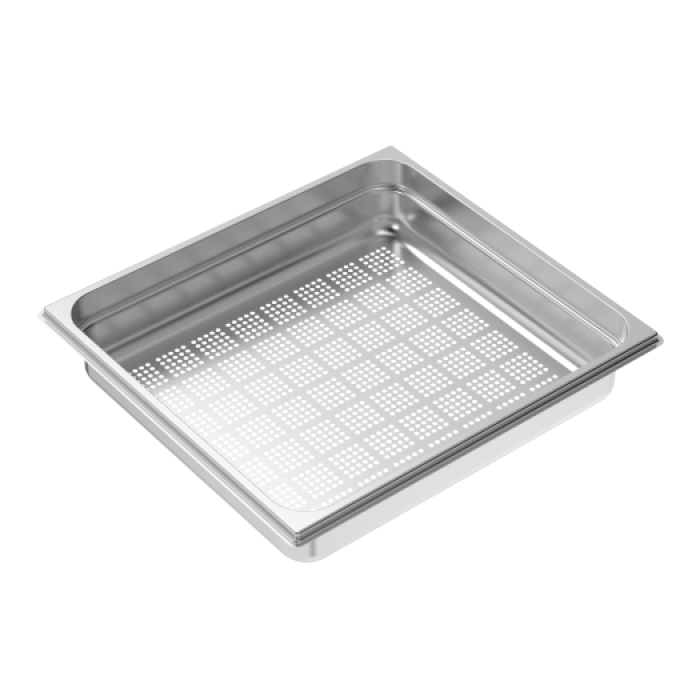 SCHOCK ARA SÜZGEÇ / GASTRONOM 2/3 BRUSHED STAINLESS STEEL LOOK ALUMINUM / PASLANMAZ ÇELİK GÖRÜNÜMLÜ ALÜMİNYUM - 629063