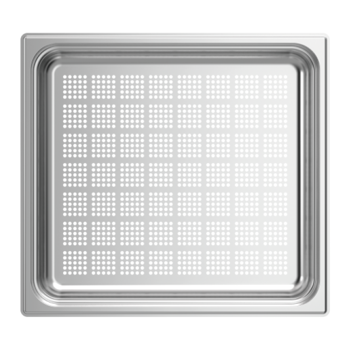 SCHOCK ARA SÜZGEÇ / GASTRONOM 2/3 BRUSHED STAINLESS STEEL LOOK ALUMINUM / PASLANMAZ ÇELİK GÖRÜNÜMLÜ ALÜMİNYUM - 629063