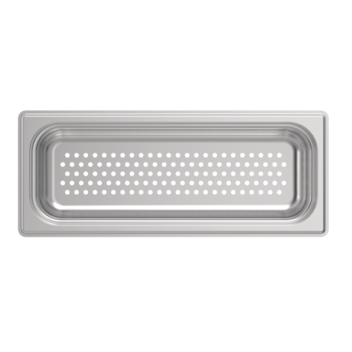 SCHOCK ARA SÜZGEÇ / GASTRONOM 2/8 BRUSHED STAINLESS STEEL LOOK ALUMINUM / PASLANMAZ ÇELİK GÖRÜNÜMLÜ ALÜMİNYUM - 629060