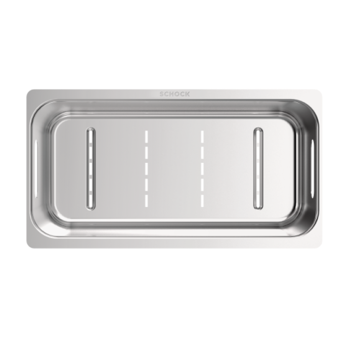 SCHOCK SÜZGEÇ BRUSHED STAINLESS STEEL LOOK ALUMINUM / PASLANMAZ ÇELİK GÖRÜNÜMLÜ ALÜMİNYUM - 629043