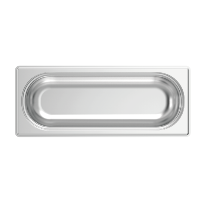 SCHOCK ARA SÜZGEÇ / GASTRONOM 2/8 BRUSHED STAINLESS STEEL LOOK ALUMINUM / PASLANMAZ ÇELİK GÖRÜNÜMLÜ ALÜMİNYUM - 629061