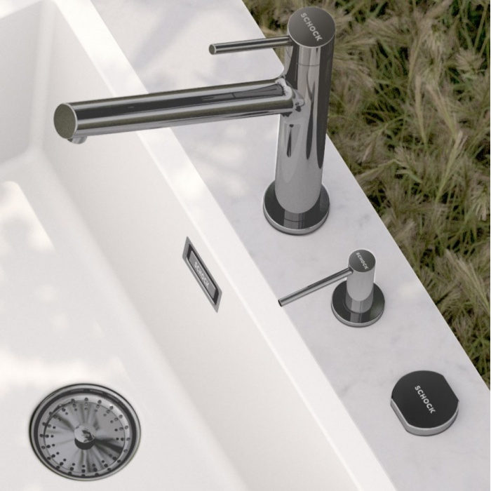 SCHOCK SAMO SIVI SABUNLUK / SABUN DİSPENSERİ COPPER / WHITE GOLD / CHROME / STAINLESS STEEL / GUNMETAL / BLACK