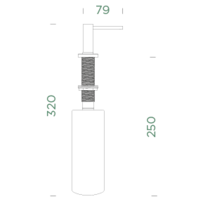 SCHOCK SAMO SIVI SABUNLUK / SABUN DİSPENSERİ COPPER / WHITE GOLD / CHROME / STAINLESS STEEL / GUNMETAL / BLACK