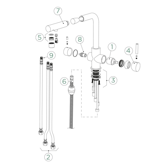 SCHOCK VITUS SPİRALLİ EVİYE BATARYASI ARITMALI METALLIC - 560120EDM / CRISTADUR CLASSIC LINE PURE - 560127PUR