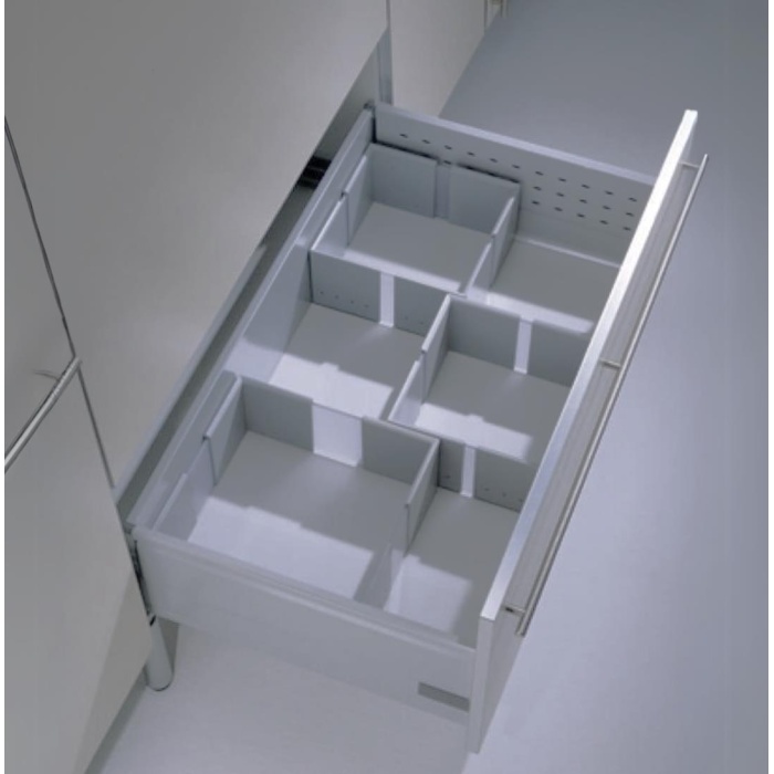 HÄFELE NINKA CUISIO FLEX ÇEKMECE İÇİ DÜZENLEYİCİ SO-TECH® cuisioFLEX ORGANİZER ÇERÇEVE BEYAZ 4 LÜ SET 236 - 386 X 130 MM - 556.81.774