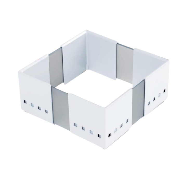 HÄFELE NINKA CUISIO FLEX ÇEKMECE İÇİ DÜZENLEYİCİ SO-TECH® cuisioFLEX ORGANİZER ÇERÇEVE BEYAZ 4 LÜ SET 236 - 386 X 130 MM - 556.81.774