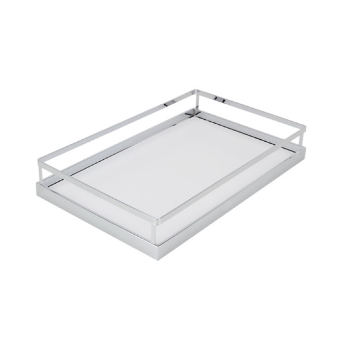 HÄFELE MAGIC CORNER KROM KÖŞE SEPET SETİ BEYAZ TABAN 86 CM - 546.19.731