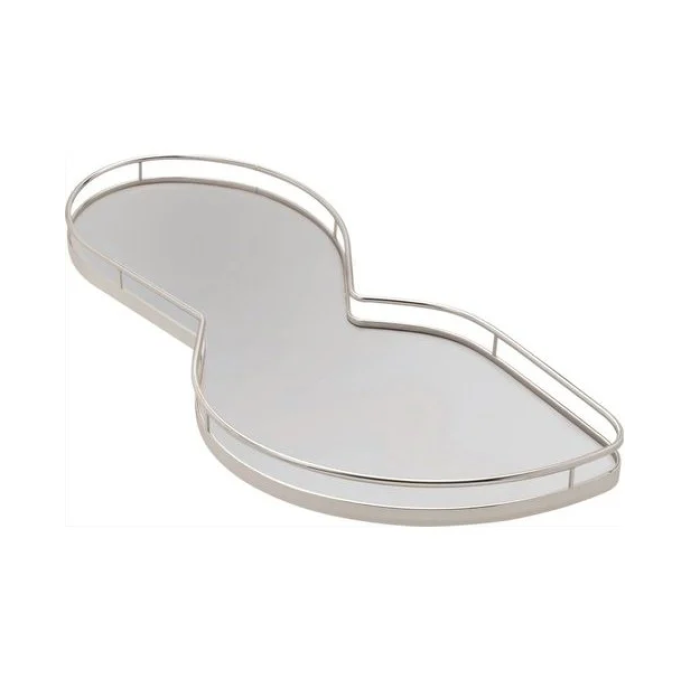 HÄFELE LEMANS II KÖR KÖŞE KİLER SİSTEMİ FASULYE KROM 2 BEYAZ SEPET SOL 45 X 75 CM - 541.32.075