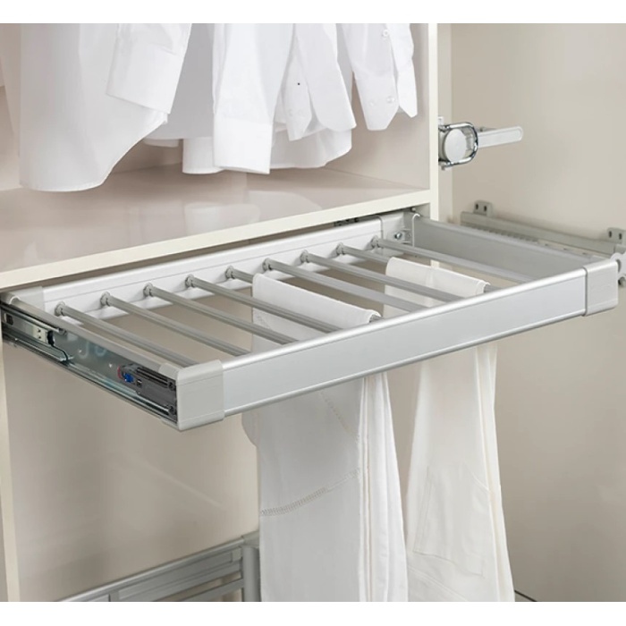 STARAX TAVAN BAĞLANTILI TELESKOPİK RAYLI ALÜMİNYUM PANTOLONLUK 60 CM S – 6215