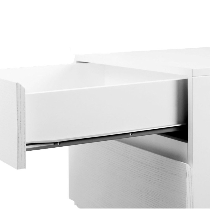 SAMET STANDART ÇEKMECE RAYI PLASTİK TEKERLEKLİ 40 CM / 400 MM