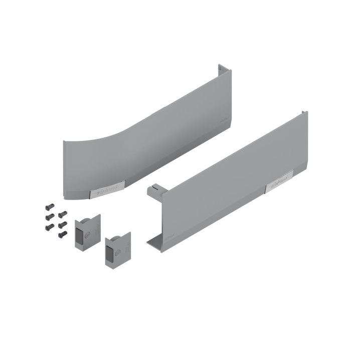 BLUM AVENTOS HF ŞALTER VE ARALAMA TAM KAPAK VE TAMPON SETİ GRİ - 21F8000