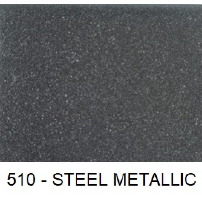 MARMORIN FADO 560 STEEL METALLIC 1 GÖZLÜ DAMLALIKSIZ GRANİT EVİYE METALİK GRİ