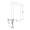 NEWARC AQUA ÇANAK TİPİ LAVABO BATARYASI BAKIR 941001S