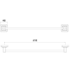 TEMA LOCAL TITAN KROM UZUN HAVLULUK 50 CM 71505 - 2