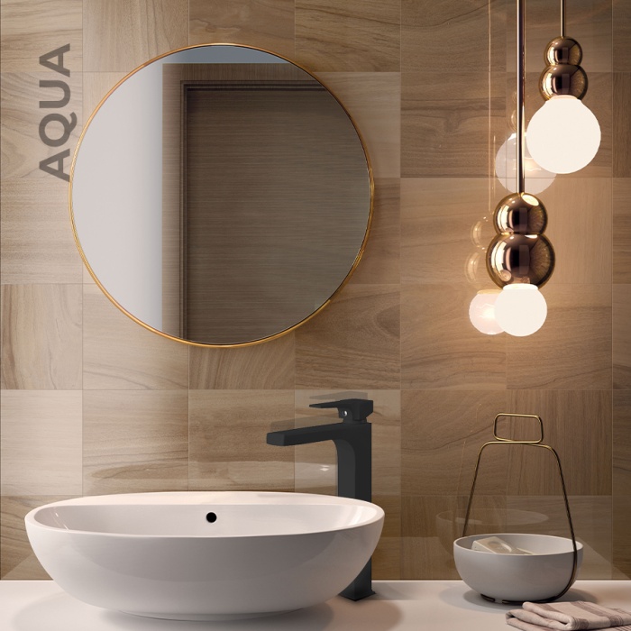 NEWARC AQUA ÇANAK TİPİ LAVABO BATARYASI SİYAH 941001B