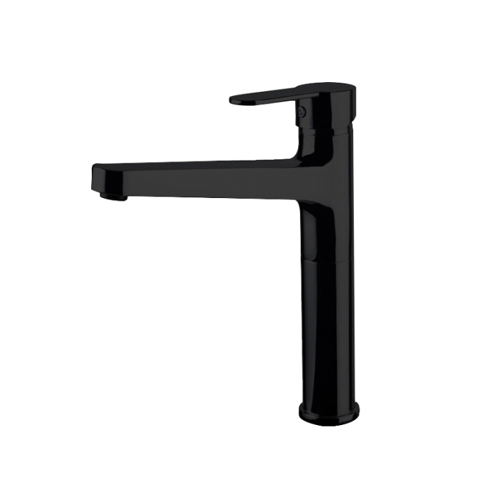 NEWARC DOMİNO ÇANAK TİPİ LAVABO BATARYASI SİYAH 971001B