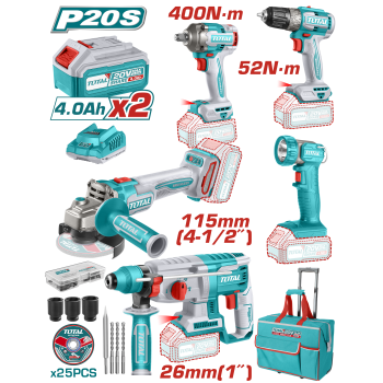 Li-İON AKÜLÜ 5 Lİ COMBO SET  - TCKLI2058