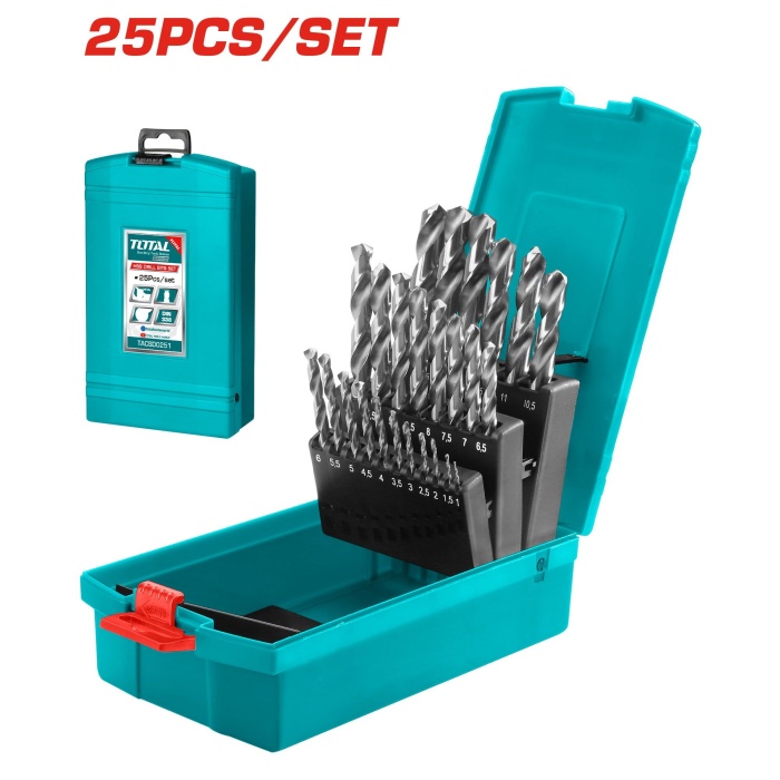 25 Adet HSS matkap ucu seti - TACSD0251