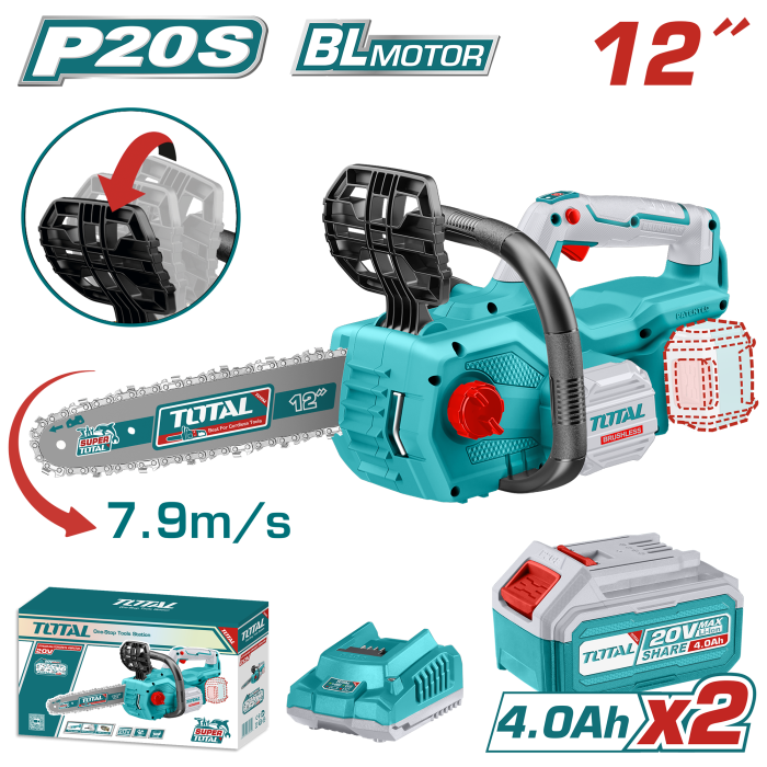 LI-ION AKÜLÜ ZİNCİRLİ TESTERE-TGSLI201286
