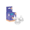 NaturalWave® 2li Biberon Emziği Orta Akışlı (3 Ay+)