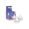 NaturalWave® 2li Biberon Emziği Yavaş Akışlı (1 Ay+)