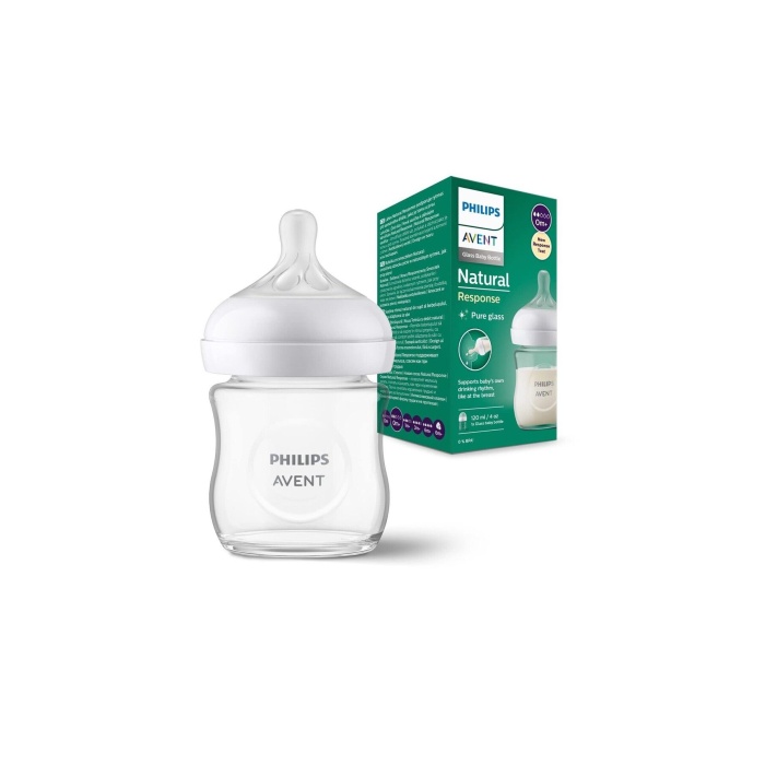 Scy930/01 Doğal Tepkili Cam Biberon 120 ml 0 Ay
