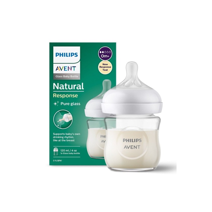 Scy930/01 Doğal Tepkili Cam Biberon 120 ml 0 Ay