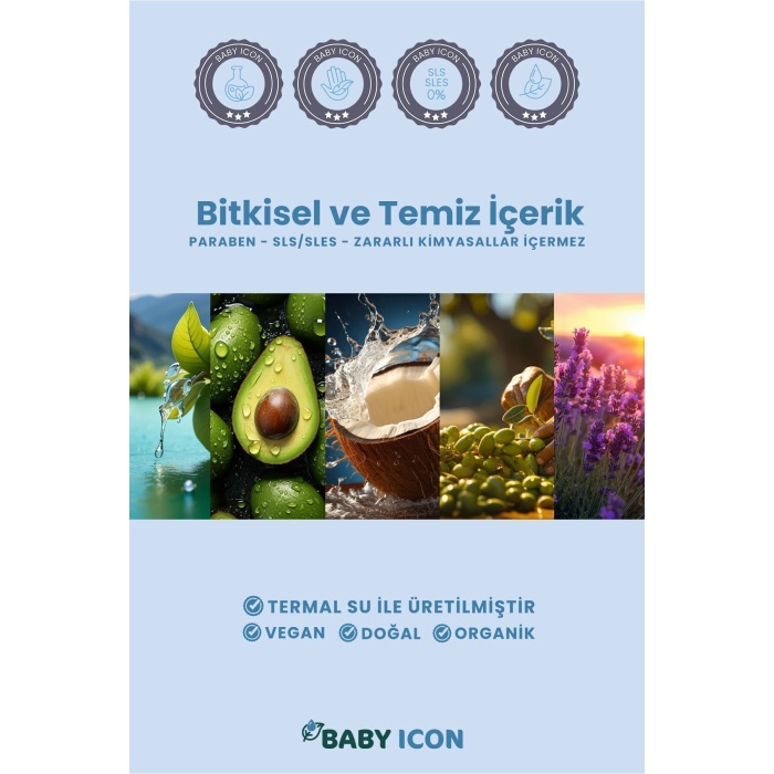 Nemlendirici Yüz Ve Vücut Bebek Losyonu - 250 ml Doğal, Vegan Ve Parfüm Içermez