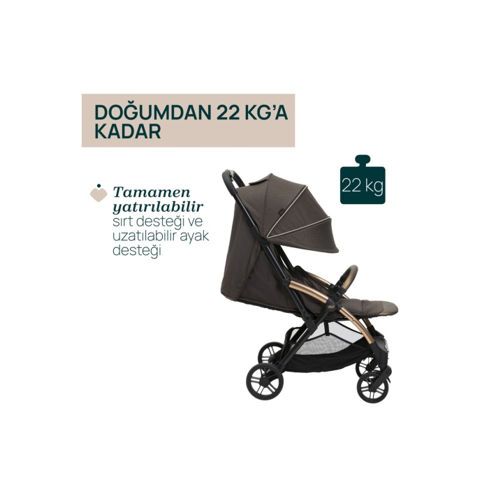 Goody Xplus Bebek Arabası - Bronze Lızard