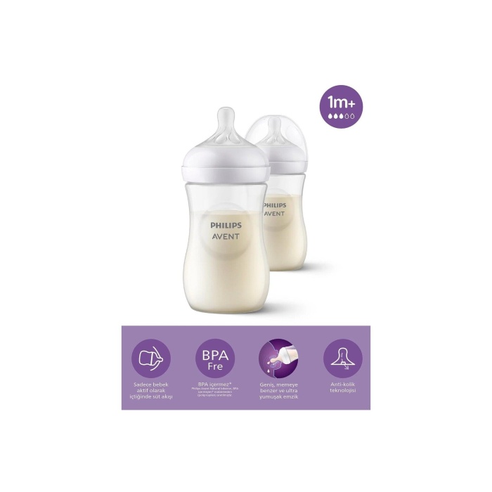 Natural Response Pp 2li Biberon Seti, 1 Ay 260ml Syc903/02