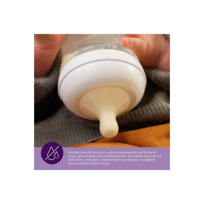 Doğal Tepkili Natural Response 2li Biberon Emziği No:3 1 Ay