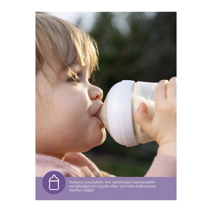 Natural Response Doğal Tepkili PP 3lü Biberon Seti 125 ml 0+ Ay & 260 ml 1+ Ay & 330 ml 3+ Ay
