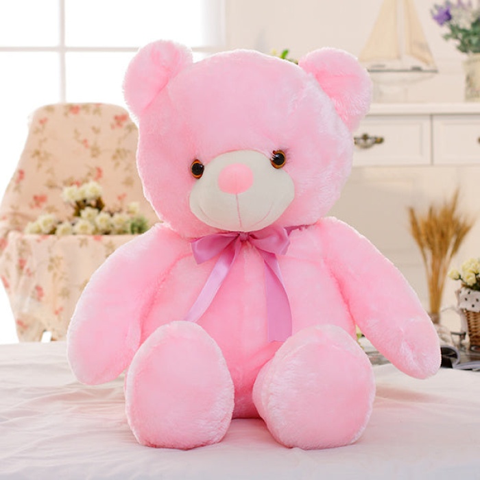GlowBear™ – Renk Değiştiren LED Işıklı Peluş Ayıcık | Gece Lambalı Oyuncak