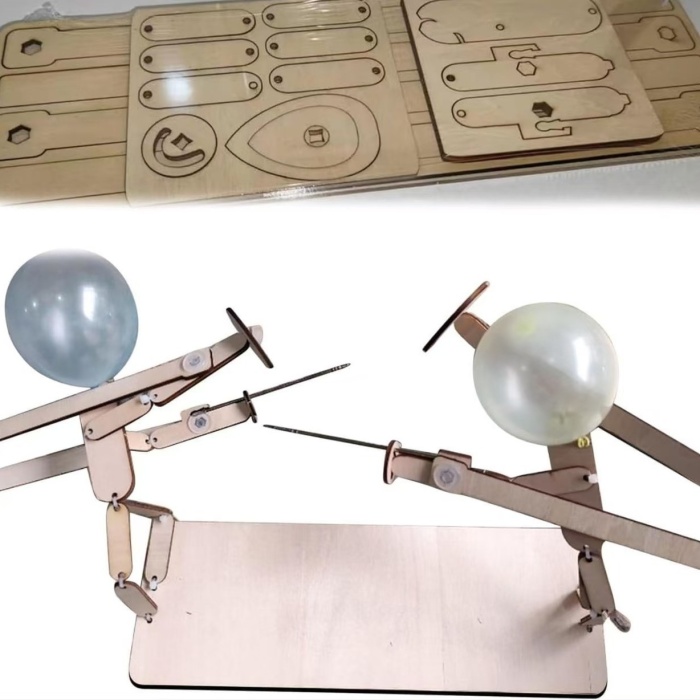 Bambu Dövüşçüler – Balon Patlatma Oyunu (100 balon dahil)