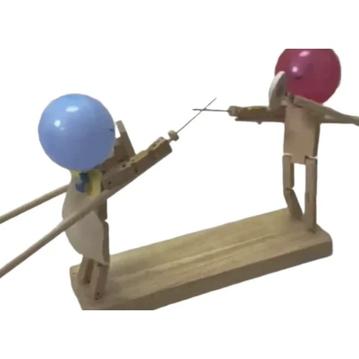Bambu Dövüşçüler – Balon Patlatma Oyunu (100 balon dahil)