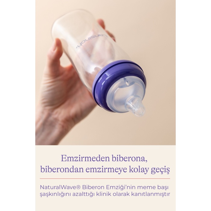 240 ml Cam Biberon ve NaturalWave® Biberon Emziği