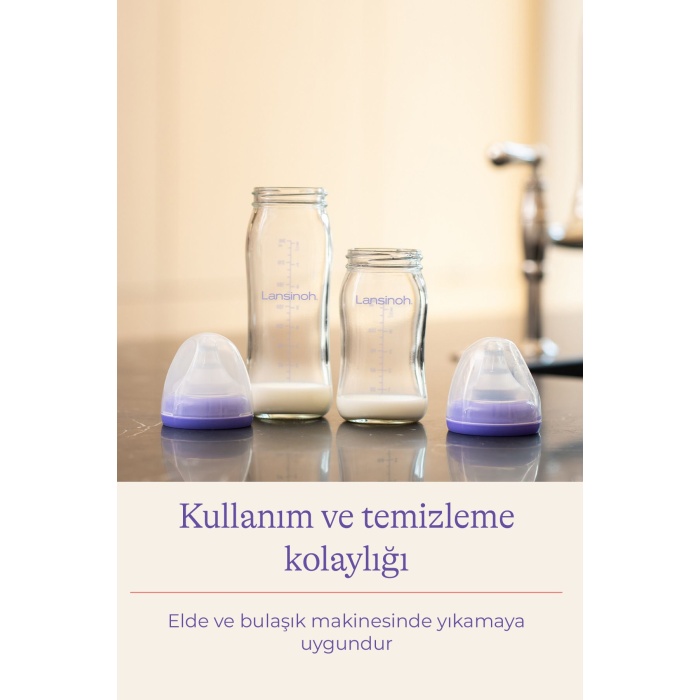 240 ml Cam Biberon ve NaturalWave® Biberon Emziği
