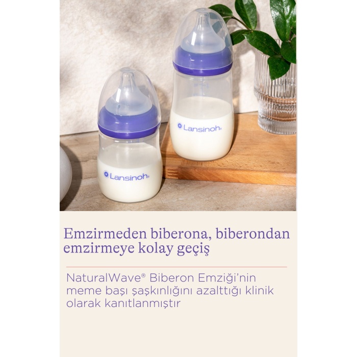 240 ml Biberon ve NaturalWave® Biberon Emziği (3 Ay+)